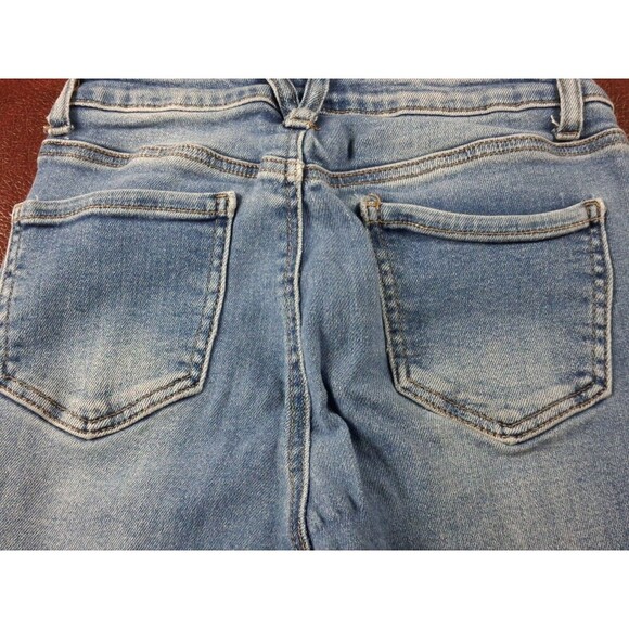 Wax Jeans Los Angeles Light Wash Distressed Size 7/28 - Picture 11 of 16